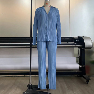 Novo odijelo za jesen i zimu 2022., jednoredno kopčanje, majica s dugim rukavima, kardigan hlače, dvodijelno odijelo, ženski dvodijelni kompleti