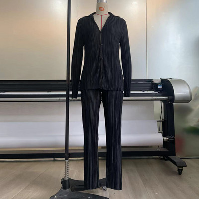 Novo odijelo za jesen i zimu 2022., jednoredno kopčanje, majica s dugim rukavima, kardigan hlače, dvodijelno odijelo, ženski dvodijelni kompleti