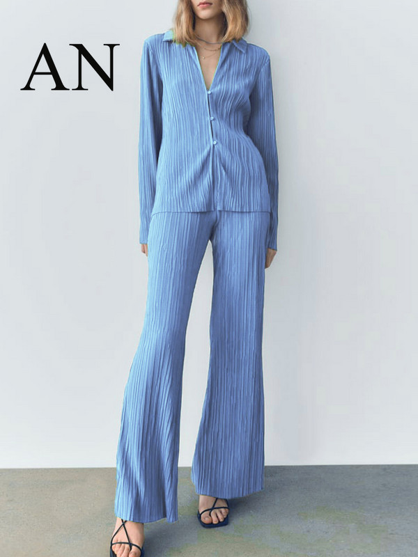 Novo odijelo za jesen i zimu 2022., jednoredno kopčanje, majica s dugim rukavima, kardigan hlače, dvodijelno odijelo, ženski dvodijelni kompleti