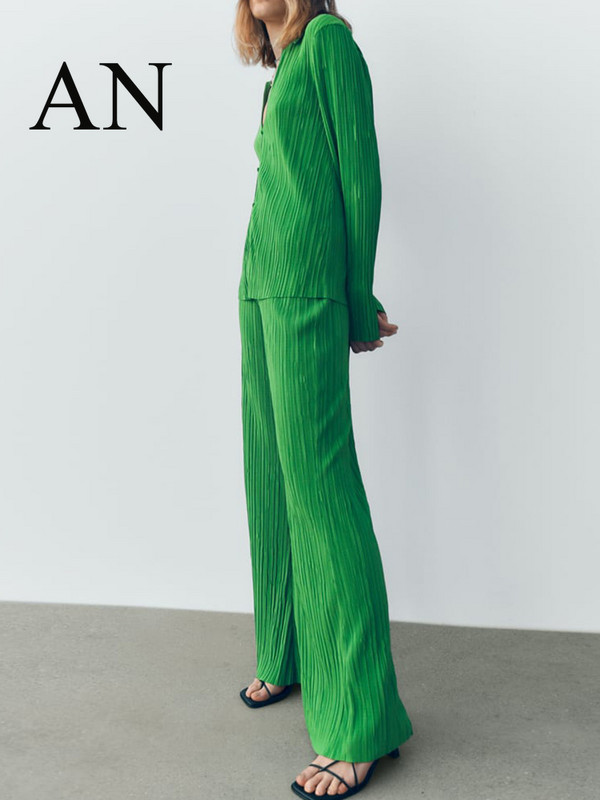 Novo odijelo za jesen i zimu 2022., jednoredno kopčanje, majica s dugim rukavima, kardigan hlače, dvodijelno odijelo, ženski dvodijelni kompleti