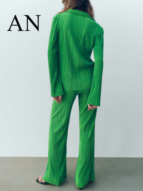 Novo odijelo za jesen i zimu 2022., jednoredno kopčanje, majica s dugim rukavima, kardigan hlače, dvodijelno odijelo, ženski dvodijelni kompleti