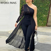 Naiste tugeva kontrastsusega võrgust ja pitsist plaaster Elegantne Daigonal kraega kõhn seksikas kombinesoon