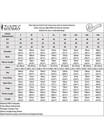 Модни плътни комплекти панталони от 2 бр. Дамски анцуг с дълга риза с копчета ZANZEA Ежедневен костюм с дълъг панталон с еластична талия Празничен комплект с О-образно деколте