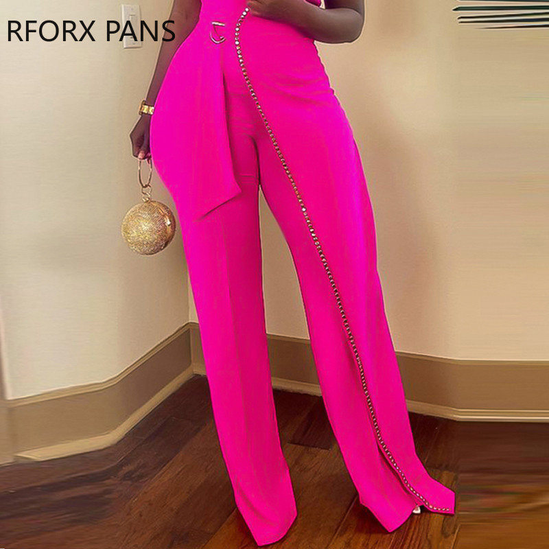 Ženski elegantni radni kombinezoni bez rukava s dubokim V izrezom bez rukava bez rukava