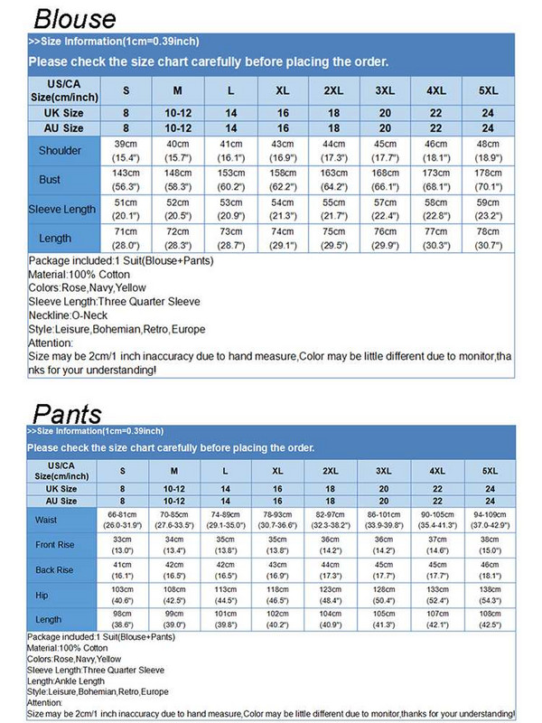 ZANZEA Ležerna jesenska bluza Hlačni odijela Ženski vintage pamučni komplet s cvjetnim otiskom, dvodijelni kompleti prevelike trenirke