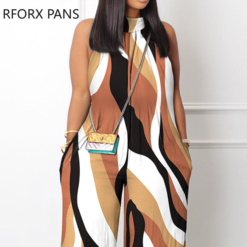 Naiste elegantsed päitsed, varrukateta tasku, vabad seksikad sirge säärega kombinesoonid