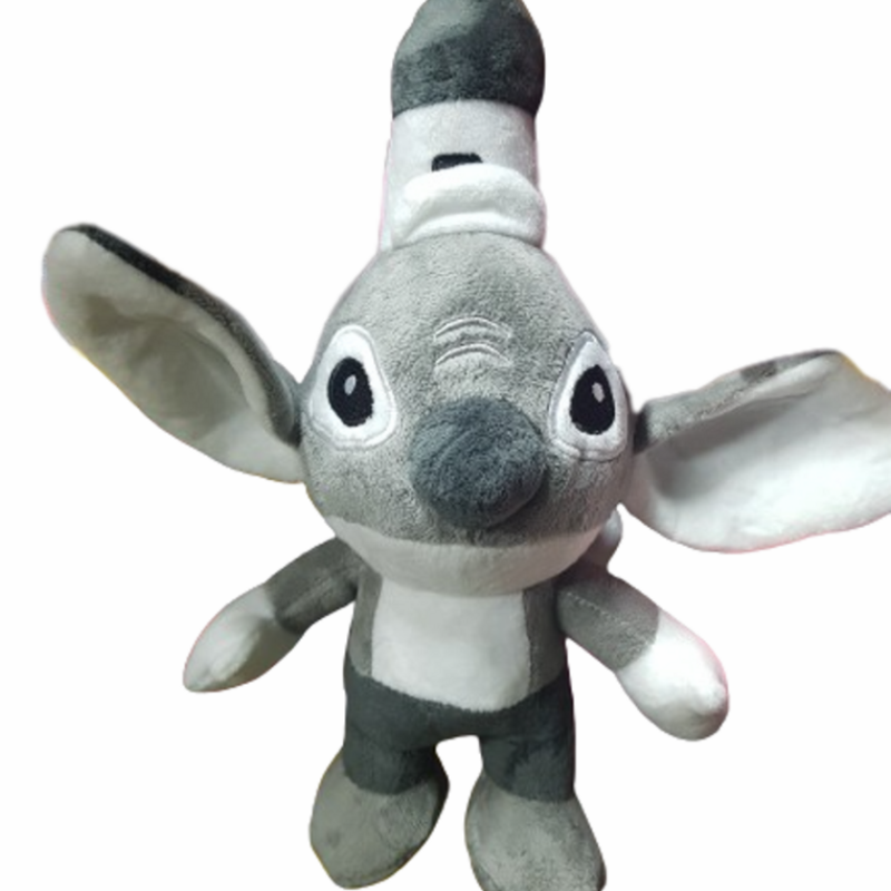 Играчка Ahelos, Stitch, Плюшена, Сив, 25х25 см