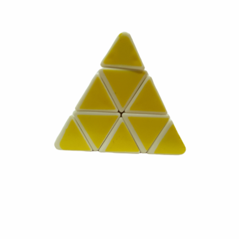 Играчка  Мини пирамида, Тип Рубик, Пластмасова, 4 см