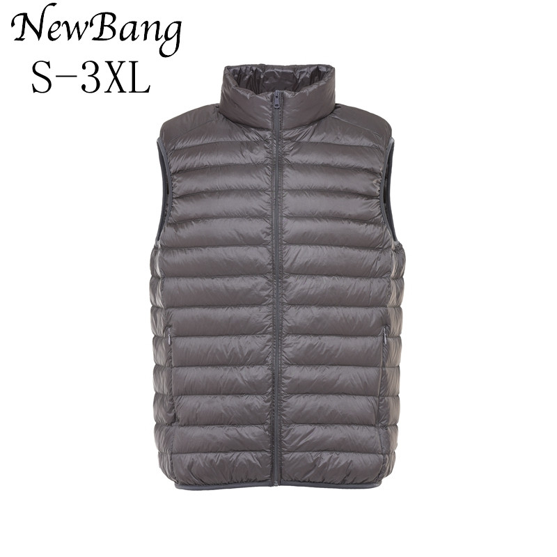 NewBang brändi meeste vest, ülikerge uduvest, meeste kerge veekindel varrukateta valge pardisuled meestele, õhuke särk