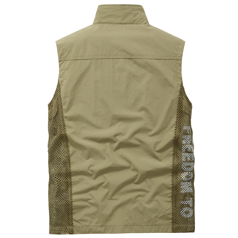 Meeste vest jakk vest 2023 suvine hingav ronimine matkamine kalapüük töö varrukateta fitness sörkijad spordivestid riided