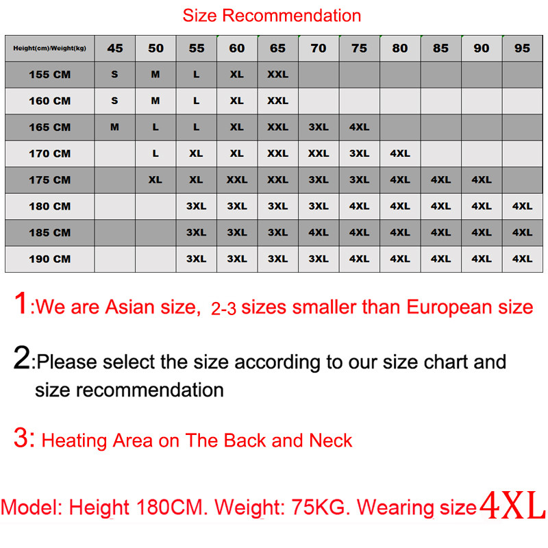 Aiweti Muški zimski USB električni grijaći prsluk Jakna Odjeća Skijaška zima Topla grijana podloga Zimski USB sučelje topli prsluk