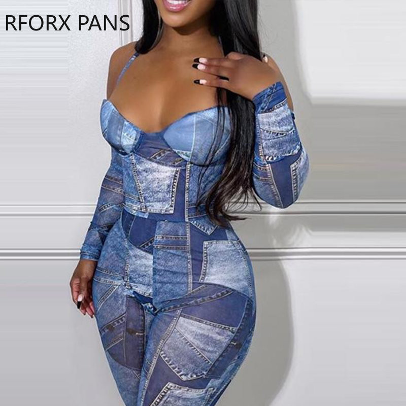 Ženski šik, elegantni, seksi halter, seksi kombinezon s patchwork uzorkom uz tijelo