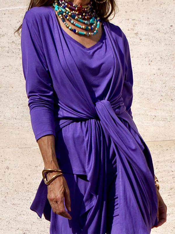 Moteriška liemenė ir paltas ilgos kelnės, trijų dalių rinkinys, laisvalaikio laisvos moteriškos kietos kelnės, elastingos juosmens kelnės, 3 vnt., tinkantis kostiumas