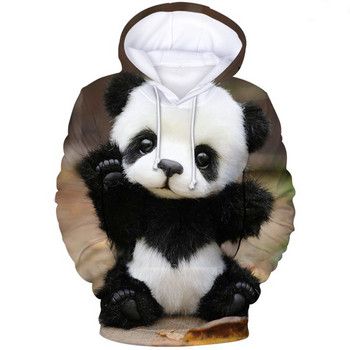 Νέο δημιουργικό κινέζικο Panda ανδρικό γυναικείο φούτερ με κουκούλα Harajuku 3D printed Patttert Χαριτωμένα πουλόβερ Μόδα Φθινοπωρινά Ρούχα2021