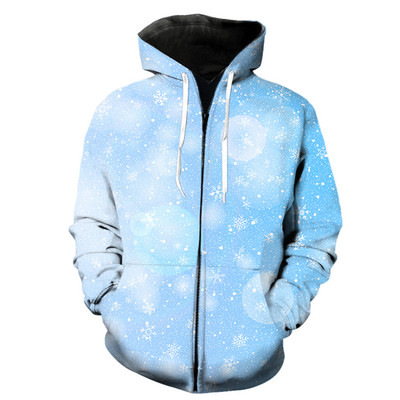 Talvise lumehelbemustriga meeste lukuga kapuuts, suur hip-hop dressipluusid vabaaja teismeliste harajuku topsid, moodsad unisex pikkade varrukatega