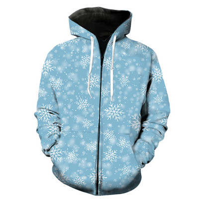 Talvise lumehelbemustriga meeste lukuga kapuuts, suur hip-hop dressipluusid vabaaja teismeliste harajuku topsid, moodsad unisex pikkade varrukatega