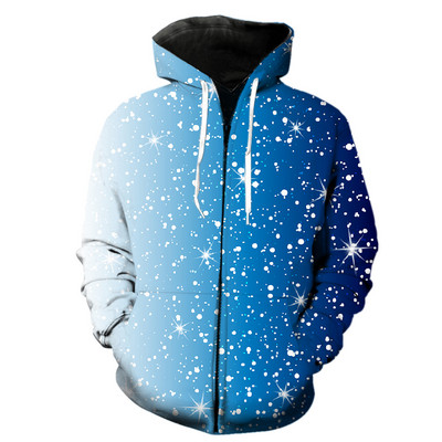 Talvise lumehelbemustriga meeste lukuga kapuuts, suur hip-hop dressipluusid vabaaja teismeliste harajuku topsid, moodsad unisex pikkade varrukatega