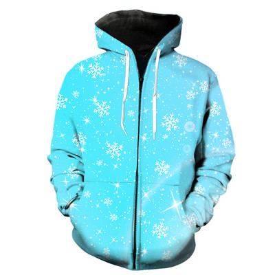 Talvise lumehelbemustriga meeste lukuga kapuuts, suur hip-hop dressipluusid vabaaja teismeliste harajuku topsid, moodsad unisex pikkade varrukatega