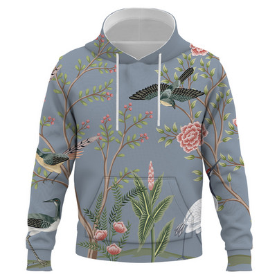 Modna majica s kapuljačom Muškarci Žene 3D Retro ilustracija Pulover s kapuljačom s printom Jesen 2021. Ležerna Smiješne uniseks majice Ulična odjeća