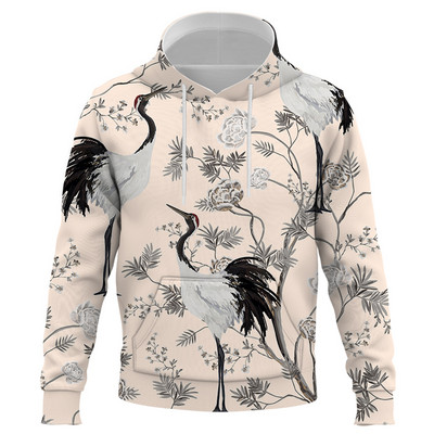 Modna majica s kapuljačom Muškarci Žene 3D Retro ilustracija Pulover s kapuljačom s printom Jesen 2021. Ležerna Smiješne uniseks majice Ulična odjeća