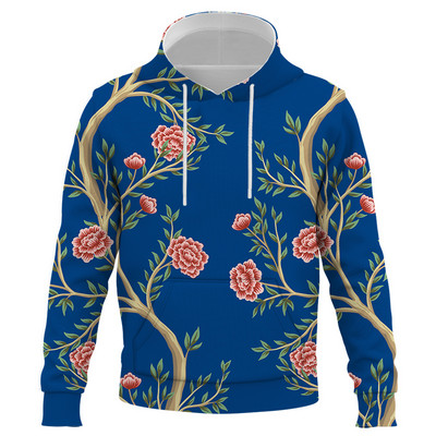 Modna majica s kapuljačom Muškarci Žene 3D Retro ilustracija Pulover s kapuljačom s printom Jesen 2021. Ležerna Smiješne uniseks majice Ulična odjeća