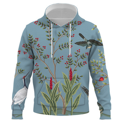 Modna majica s kapuljačom Muškarci Žene 3D Retro ilustracija Pulover s kapuljačom s printom Jesen 2021. Ležerna Smiješne uniseks majice Ulična odjeća