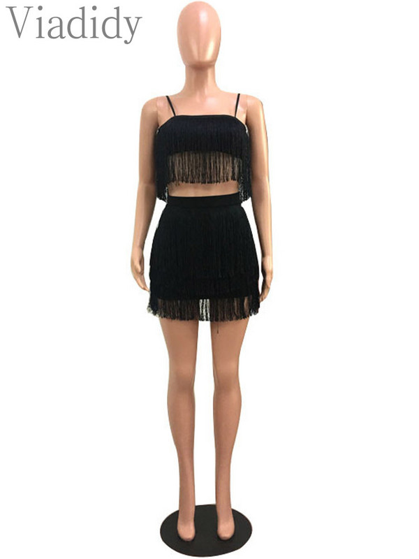 Naiste ülikond Sexy Tutsels Camisole top ja kõrge vöökohaga miniseelikukomplekt