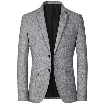 Νέα Blazers ανδρικά σακάκια μόδας Slim casual παλτό Όμορφα επαγγελματικά τζάκετ Masculino Κοστούμια Ριγέ Ανδρικά μπλουζάκια