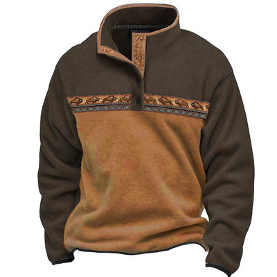 Sügisnööbiga vintage kapuuts meestele Mood Oversized meesterõivad vabaaja dressipluus pikkade varrukatega vabaaja pullover Topid