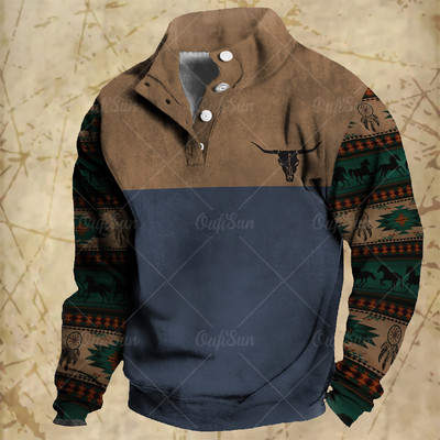 Sügisnööbiga vintage kapuuts meestele Mood Oversized meesterõivad vabaaja dressipluus pikkade varrukatega vabaaja pullover Topid