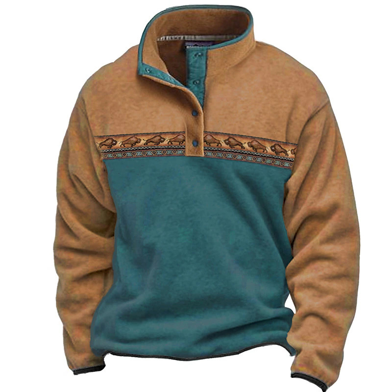 Sügisnööbiga vintage kapuuts meestele Mood Oversized meesterõivad vabaaja dressipluus pikkade varrukatega vabaaja pullover Topid