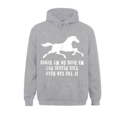 Naljakas Palun pange mind tagasi mu hobuse selga Naljakas hobuste armastaja kapuuts Crazy dressipluusid naiste pusad pikkade varrukatega riided suvi sügis