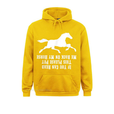 Naljakas Palun pange mind tagasi mu hobuse selga Naljakas hobuste armastaja kapuuts Crazy dressipluusid naiste pusad pikkade varrukatega riided suvi sügis