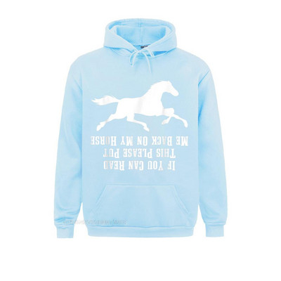 Naljakas Palun pange mind tagasi mu hobuse selga Naljakas hobuste armastaja kapuuts Crazy dressipluusid naiste pusad pikkade varrukatega riided suvi sügis