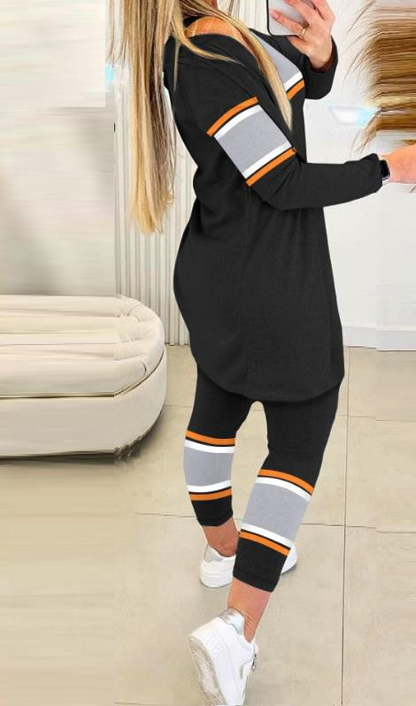 Ležerni set od 3 dijela, ženska odjeća za jesen 2023., majica bez rukava s okruglim izrezom i modni set hlača s uzicom za obuću s kaputom