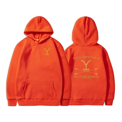 Yellowstone Hoodies Унисекс Dutton Ranch Hoodie Beth Dutton Суичър Yellowstone Tv show Inspired Rip Wheeler Суичър с качулка