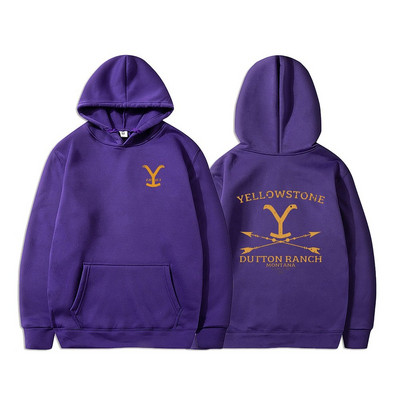 Yellowstone Hoodies Унисекс Dutton Ranch Hoodie Beth Dutton Суичър Yellowstone Tv show Inspired Rip Wheeler Суичър с качулка