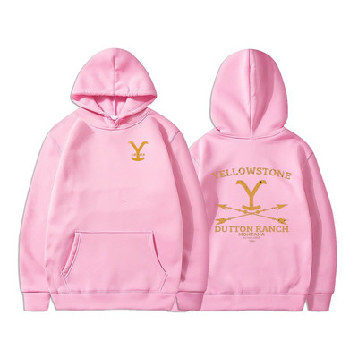 Yellowstone Hoodies Унисекс Dutton Ranch Hoodie Beth Dutton Суичър Yellowstone Tv show Inspired Rip Wheeler Суичър с качулка