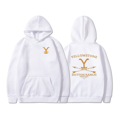 Yellowstone Hoodies Унисекс Dutton Ranch Hoodie Beth Dutton Суичър Yellowstone Tv show Inspired Rip Wheeler Суичър с качулка