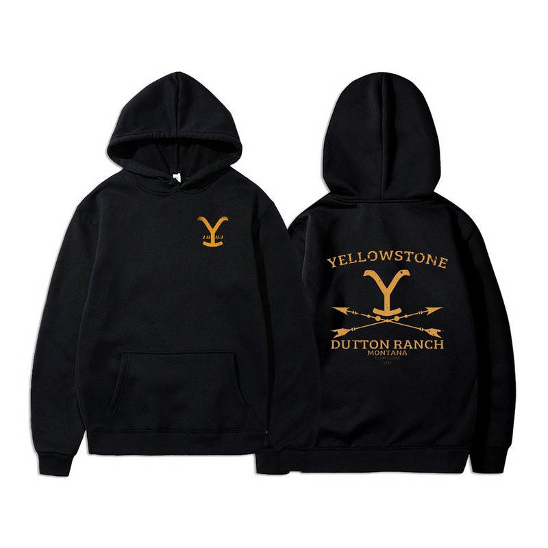 Φούτερ με κουκούλα Yellowstone Unisex Dutton Ranch Hoodie Beth Dutton Φούτερ Yellowstone TV show Inspired Rip Wheeler Hooded