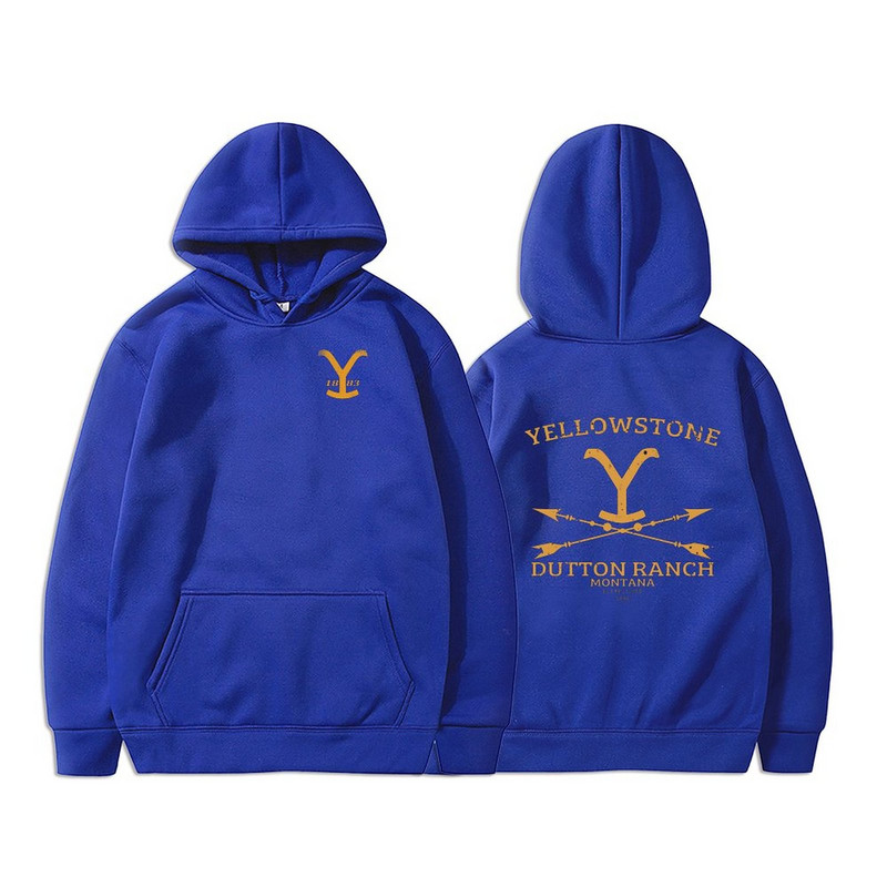 Φούτερ με κουκούλα Yellowstone Unisex Dutton Ranch Hoodie Beth Dutton Φούτερ Yellowstone TV show Inspired Rip Wheeler Hooded