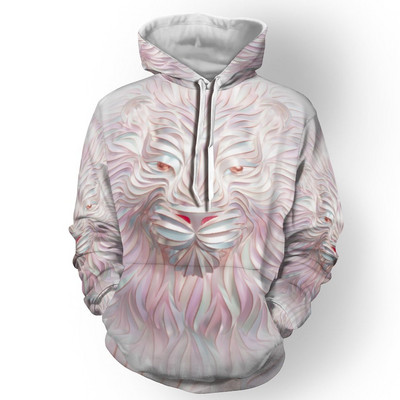 Ilus Dragon 3D Prinditud Meeste Hoodie Unisex Pusad Pusa Sügis- ja talvine Tänavarõivad vabaaja jope