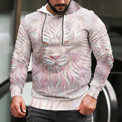 Prekrasna muška majica s kapuljačom s 3D printom zmaja, uniseks majica s kapuljačom, dukserica, jesenska i zimska ulična odjeća, ležerna jakna