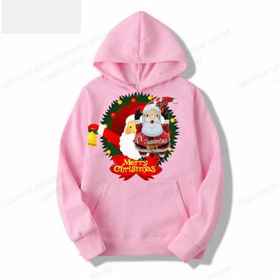 Muške modne majice s kapuljačom za sretan Božić, majica s kapuljačom s printom sobova, dječja hip-hop majica s kapuljačom, kaput za dječake, ženska znojnica, snjegović, odjeća za zabave, crvena