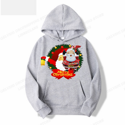 Muške modne majice s kapuljačom za sretan Božić, majica s kapuljačom s printom sobova, dječja hip-hop majica s kapuljačom, kaput za dječake, ženska znojnica, snjegović, odjeća za zabave, crvena