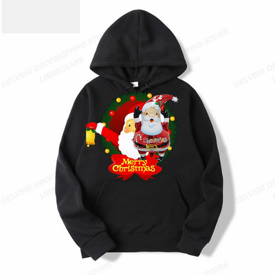 Muške modne majice s kapuljačom za sretan Božić, majica s kapuljačom s printom sobova, dječja hip-hop majica s kapuljačom, kaput za dječake, ženska znojnica, snjegović, odjeća za zabave, crvena