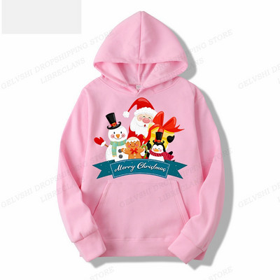 Muške modne majice s kapuljačom za sretan Božić, majica s kapuljačom s printom sobova, dječja hip-hop majica s kapuljačom, kaput za dječake, ženska znojnica, snjegović, odjeća za zabave, crvena