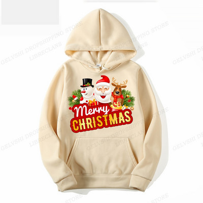 Muške modne majice s kapuljačom za sretan Božić, majica s kapuljačom s printom sobova, dječja hip-hop majica s kapuljačom, kaput za dječake, ženska znojnica, snjegović, odjeća za zabave, crvena