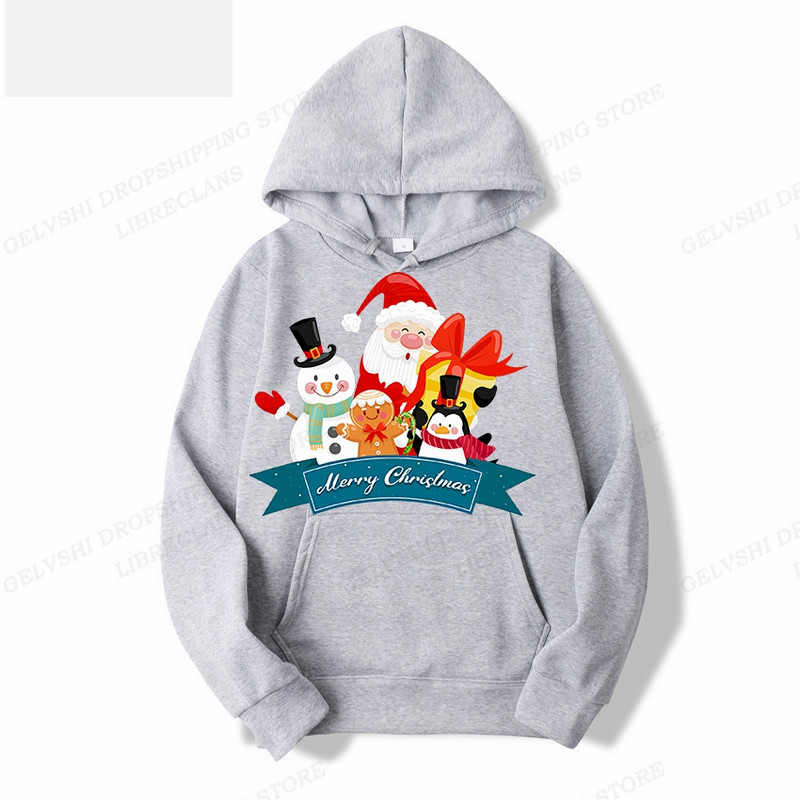 Muške modne majice s kapuljačom za sretan Božić, majica s kapuljačom s printom sobova, dječja hip-hop majica s kapuljačom, kaput za dječake, ženska znojnica, snjegović, odjeća za zabave, crvena