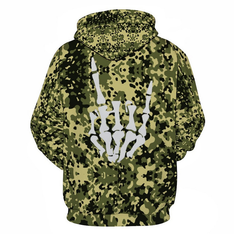 2022 Νέας σχεδίασης Hoodies Meens Casual Slim Camouflage Ανδρικά φούτερ με κουκούλα Streetwear Hip Hop Hoodies Αθλητικά ρούχα